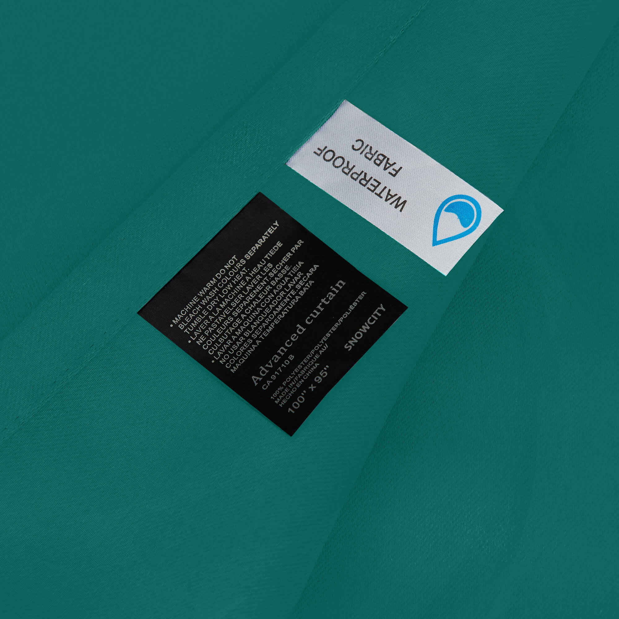 Snowcity Outdoor Curtains Waterproof Grommet Top & Bottom 1 Panel - Forest Green