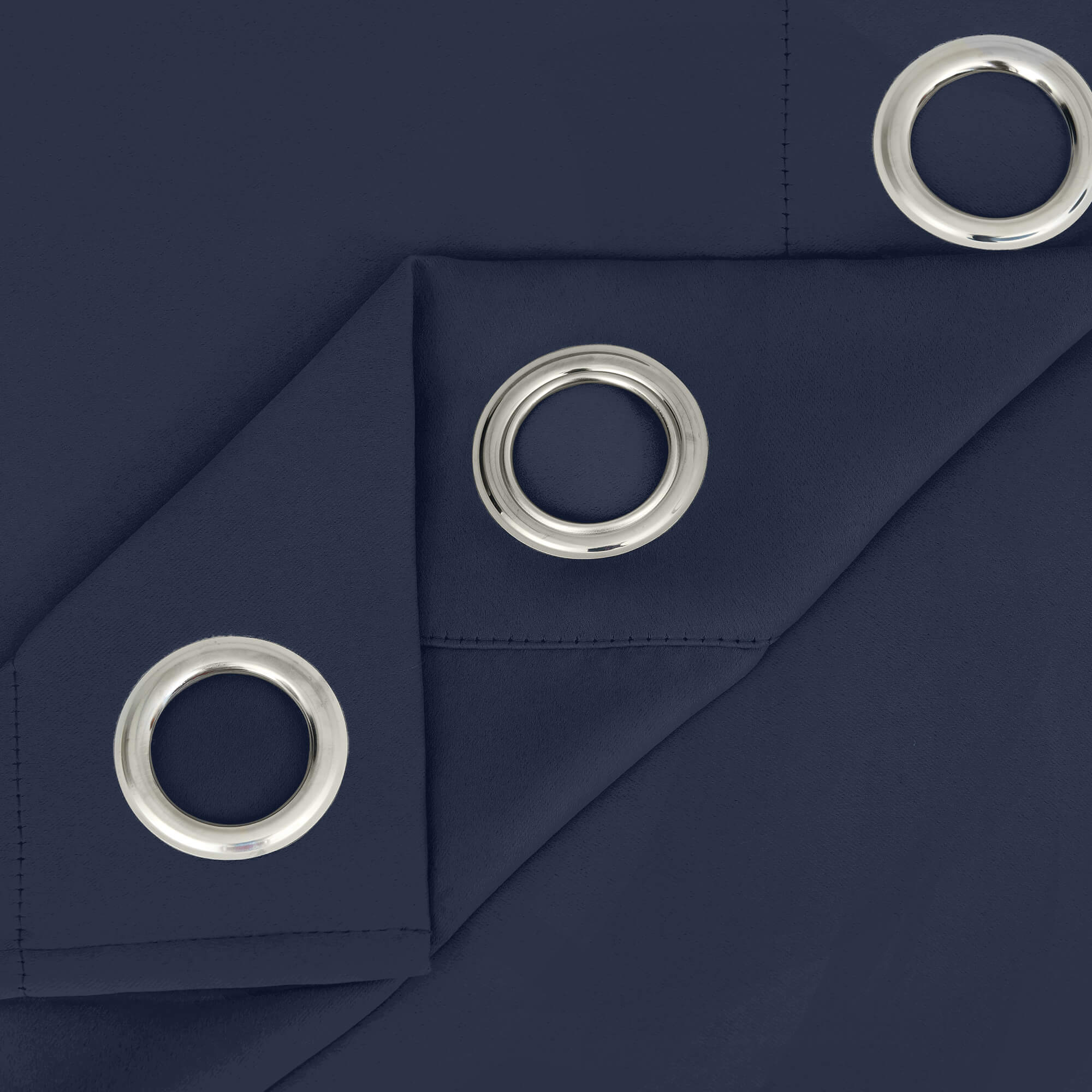 Snowcity Outdoor Curtains Waterproof Grommet Top & Bottom 1 Panel - Prussian Blue