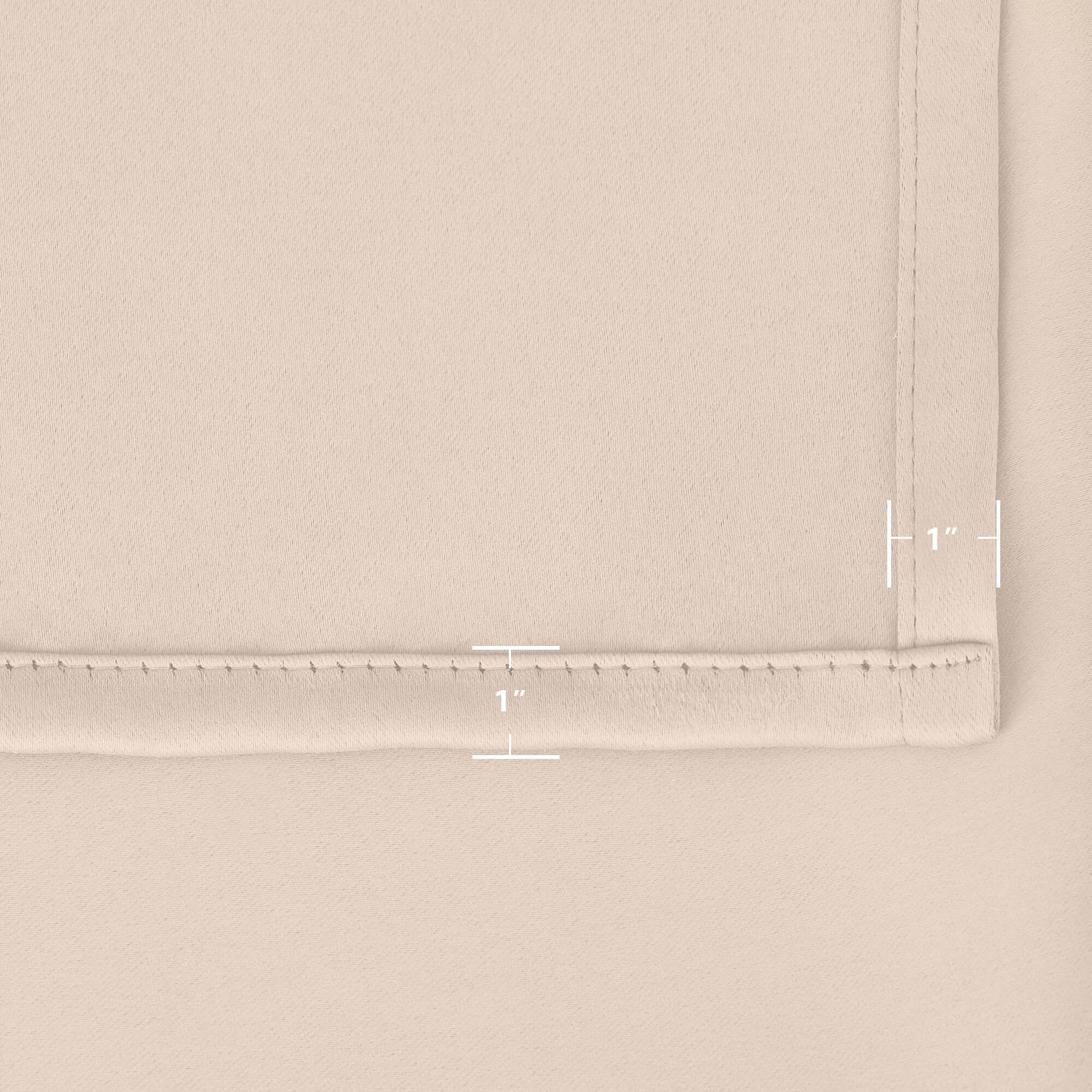 Outdoor Curtains Waterproof Tab Top 1 Panel - Peach