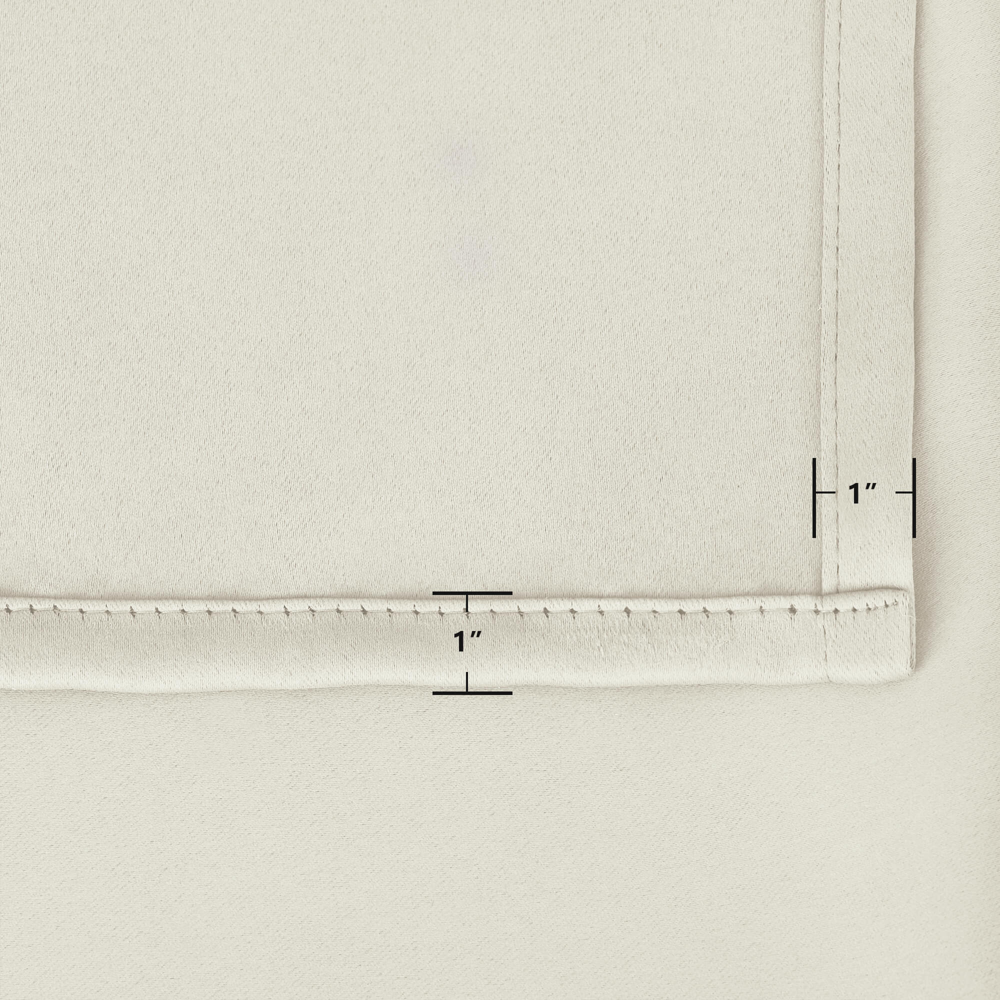 Snowcity Outdoor Curtains Waterproof Grommet Top & Bottom 1 Panel - Beige