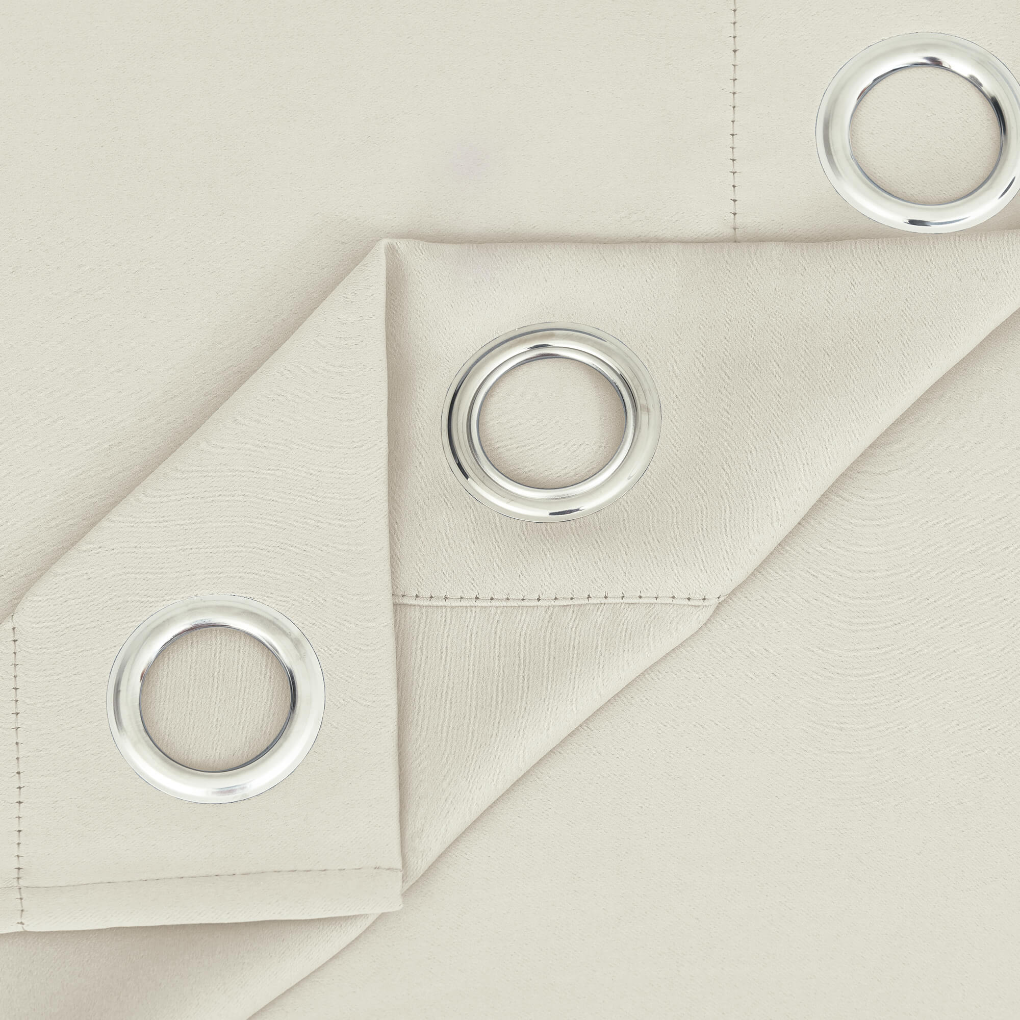 Snowcity Outdoor Curtains Waterproof Grommet Top & Bottom 1 Panel - Beige