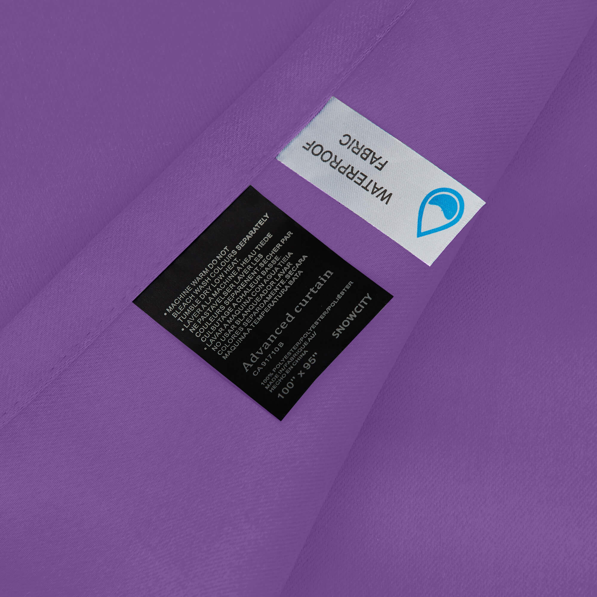 Outdoor Curtains Waterproof Tab Top 1 Panel - Violet