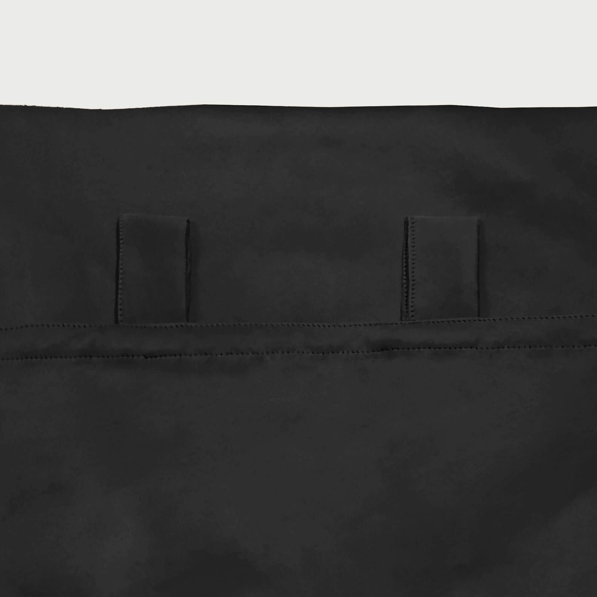 Outdoor Curtains Waterproof Tab Top 1 Panel - Raven Black