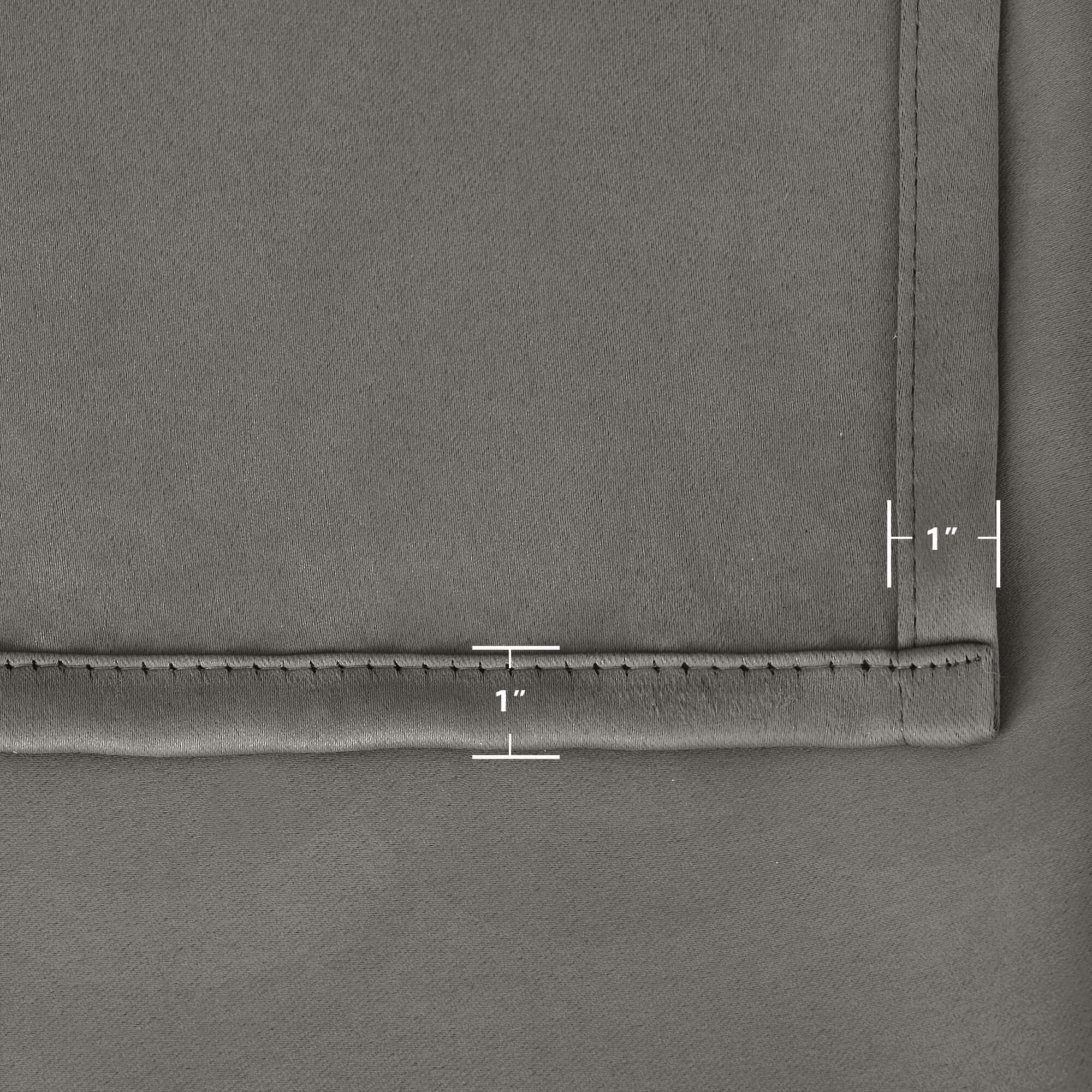 Outdoor Curtains Waterproof Tab Top 1 Panel - Charcoal