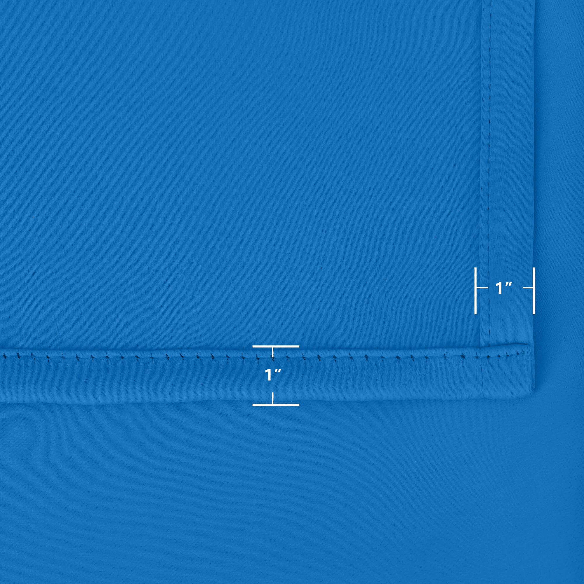 Outdoor Curtains Waterproof Tab Top 1 Panel - Pacific Blue