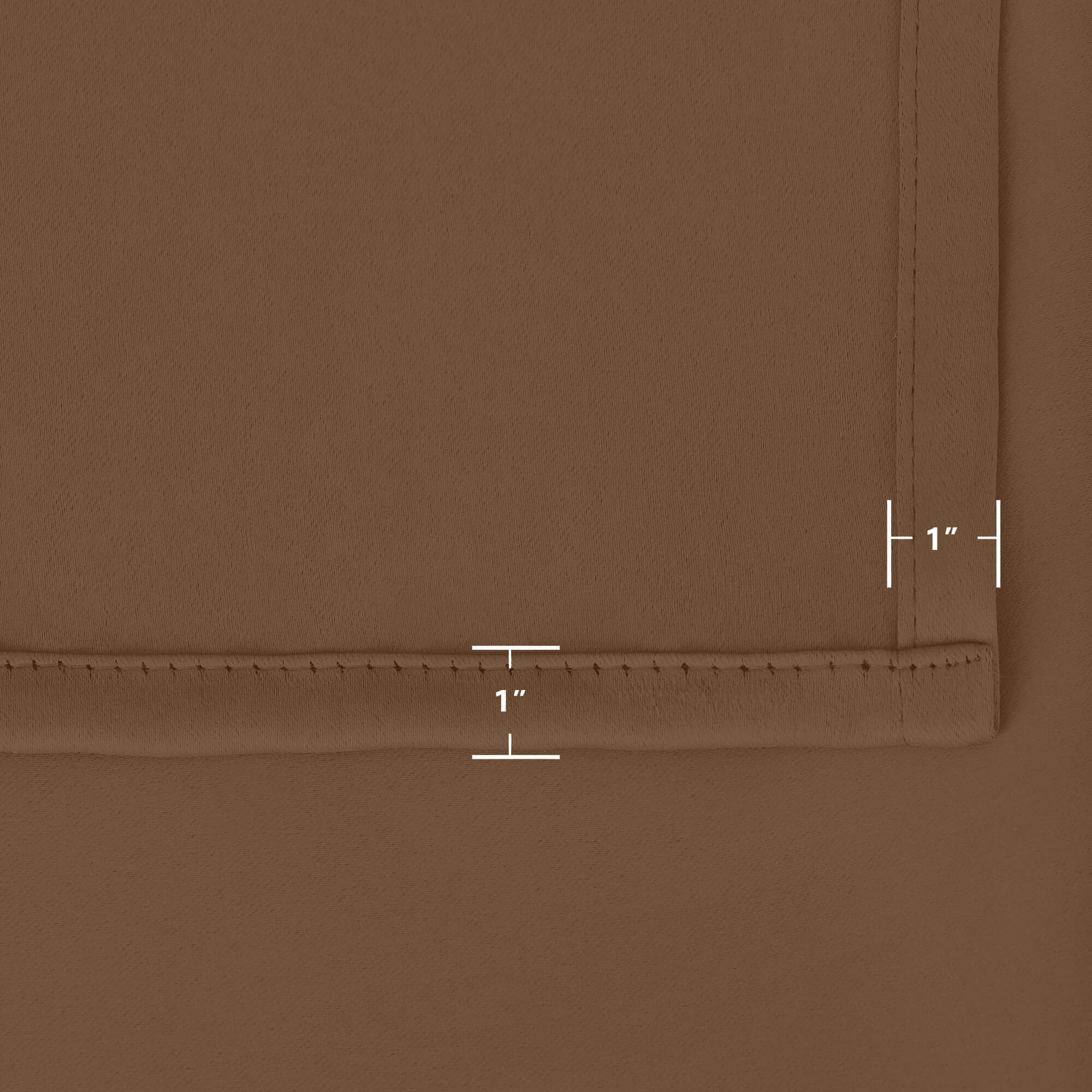 Outdoor Curtains Waterproof Tab Top 1 Panel - Coffee