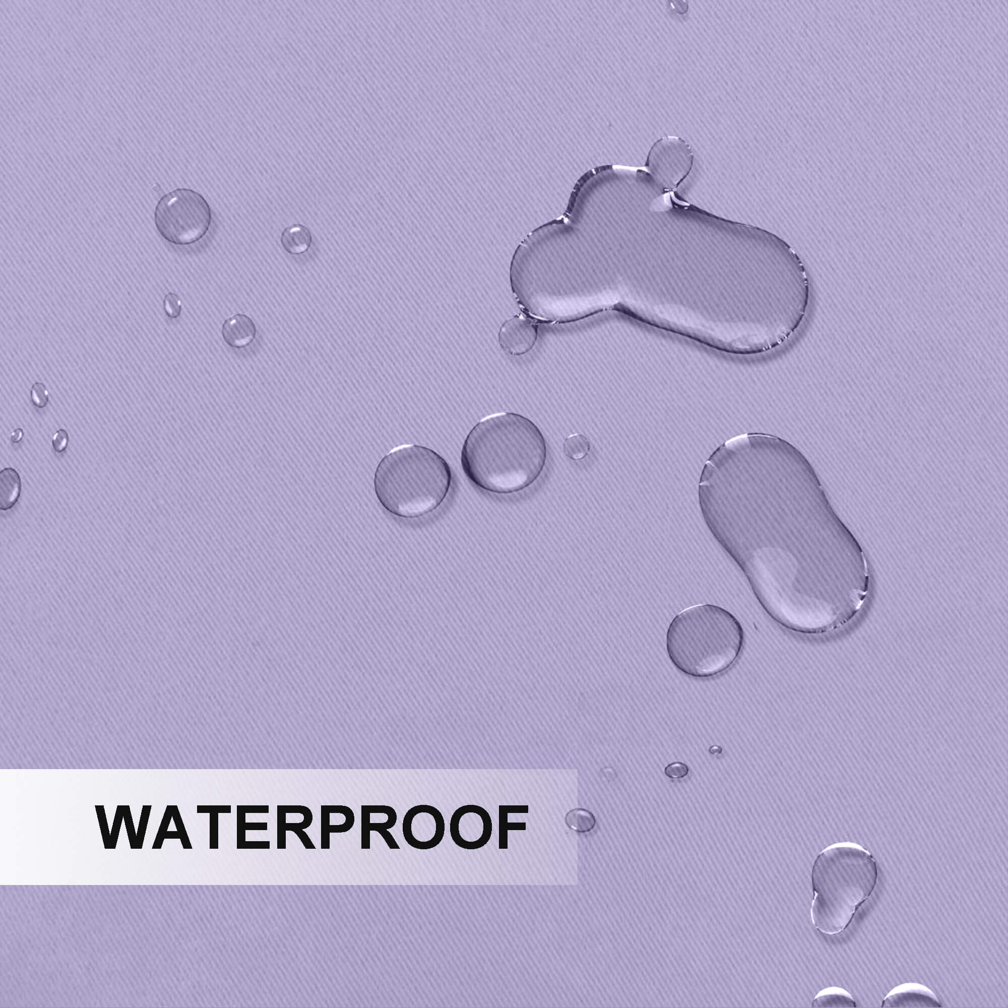 Outdoor Curtains Waterproof Tab Top 1 Panel - Purple