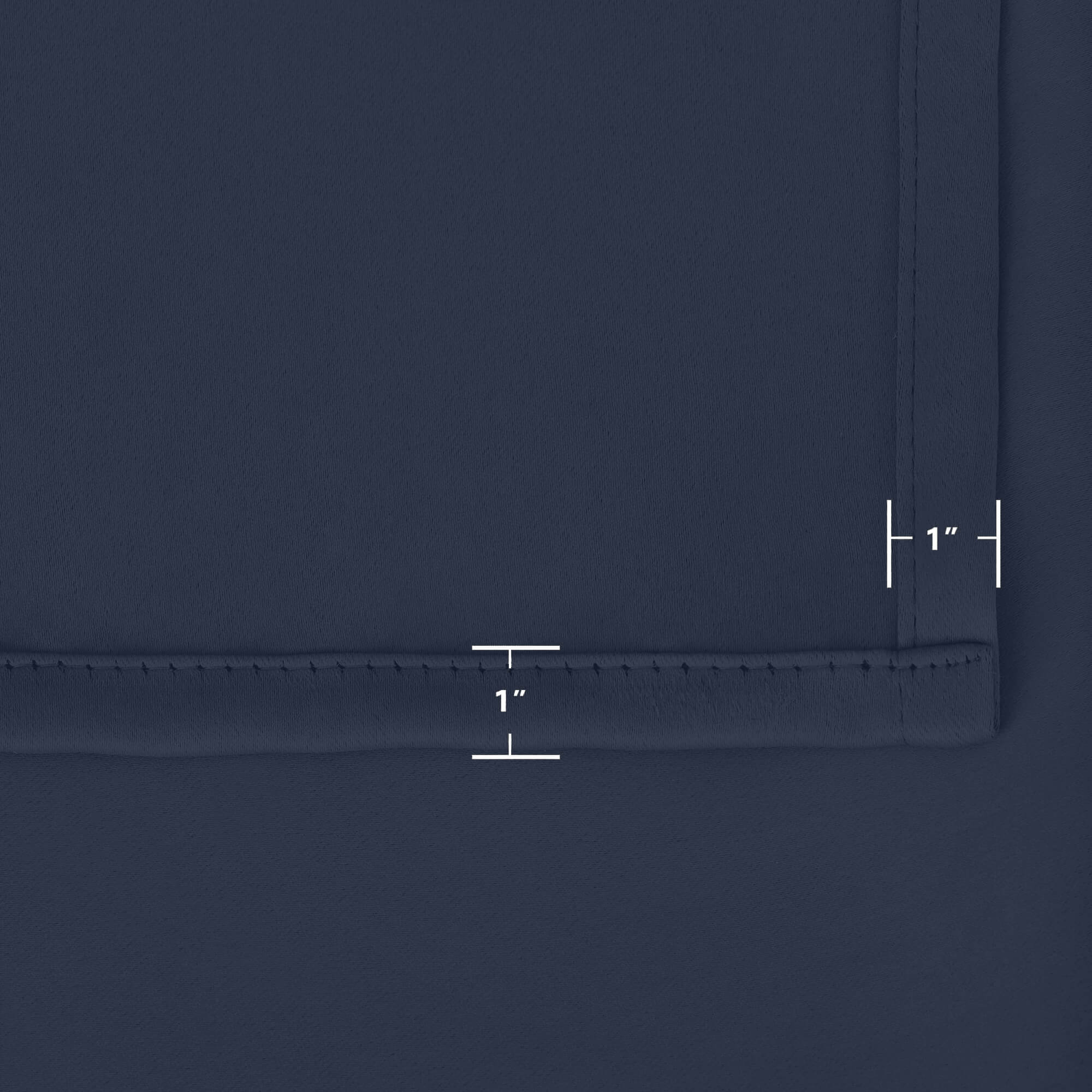 Outdoor Curtains Waterproof Tab Top 1 Panel - Prussian blue