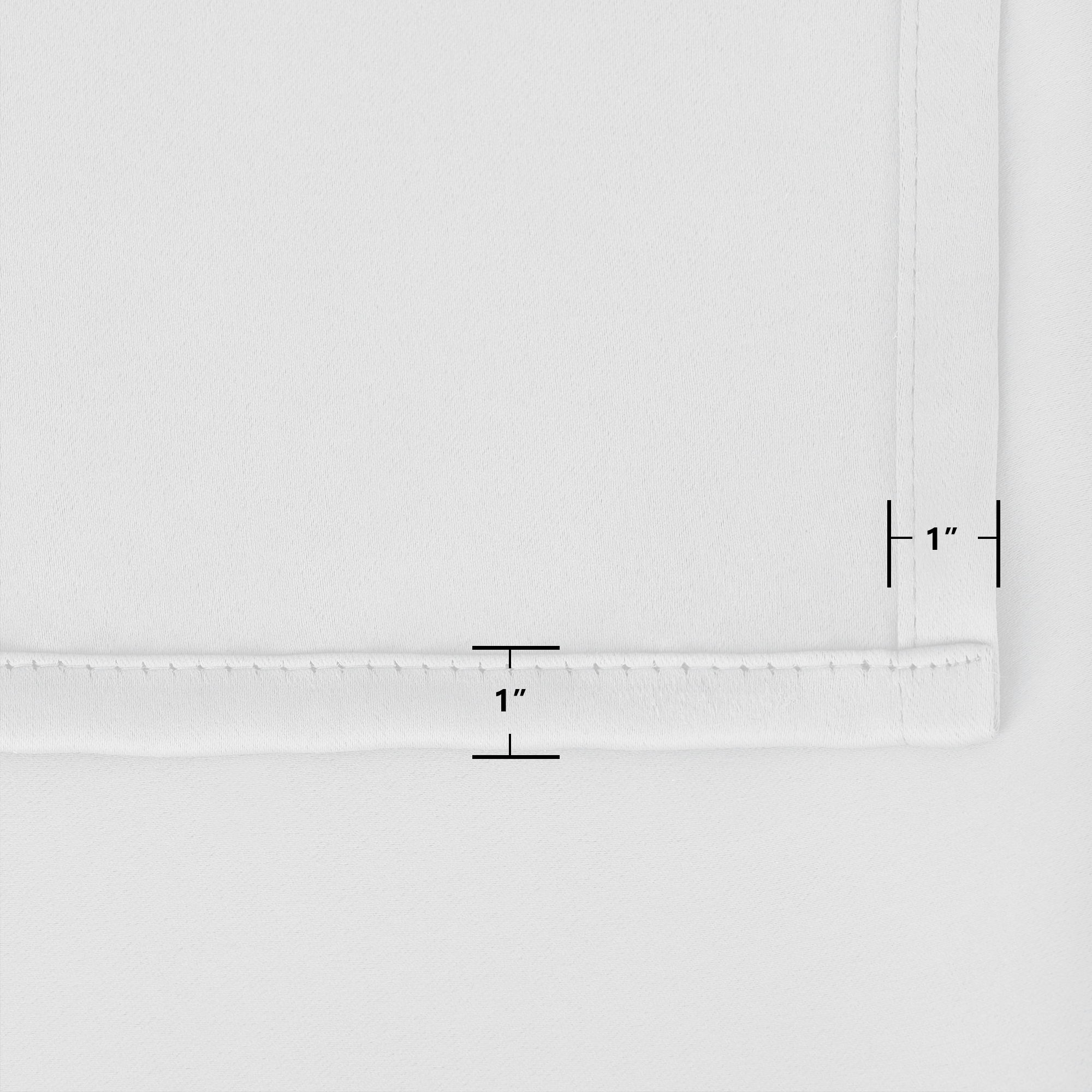 Outdoor Curtains Waterproof Tab Top 1 Panel - White