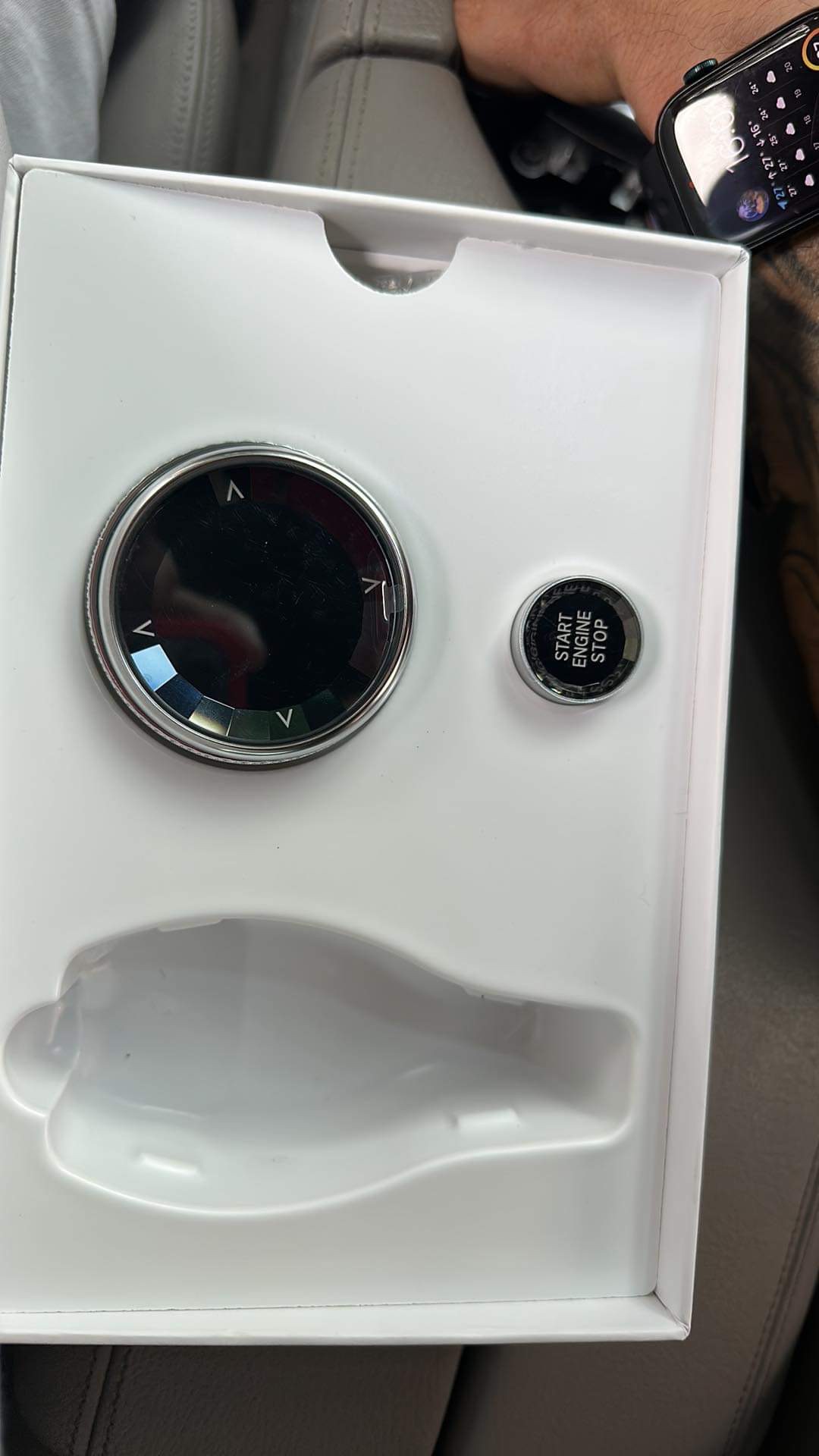 Crystal shift knob