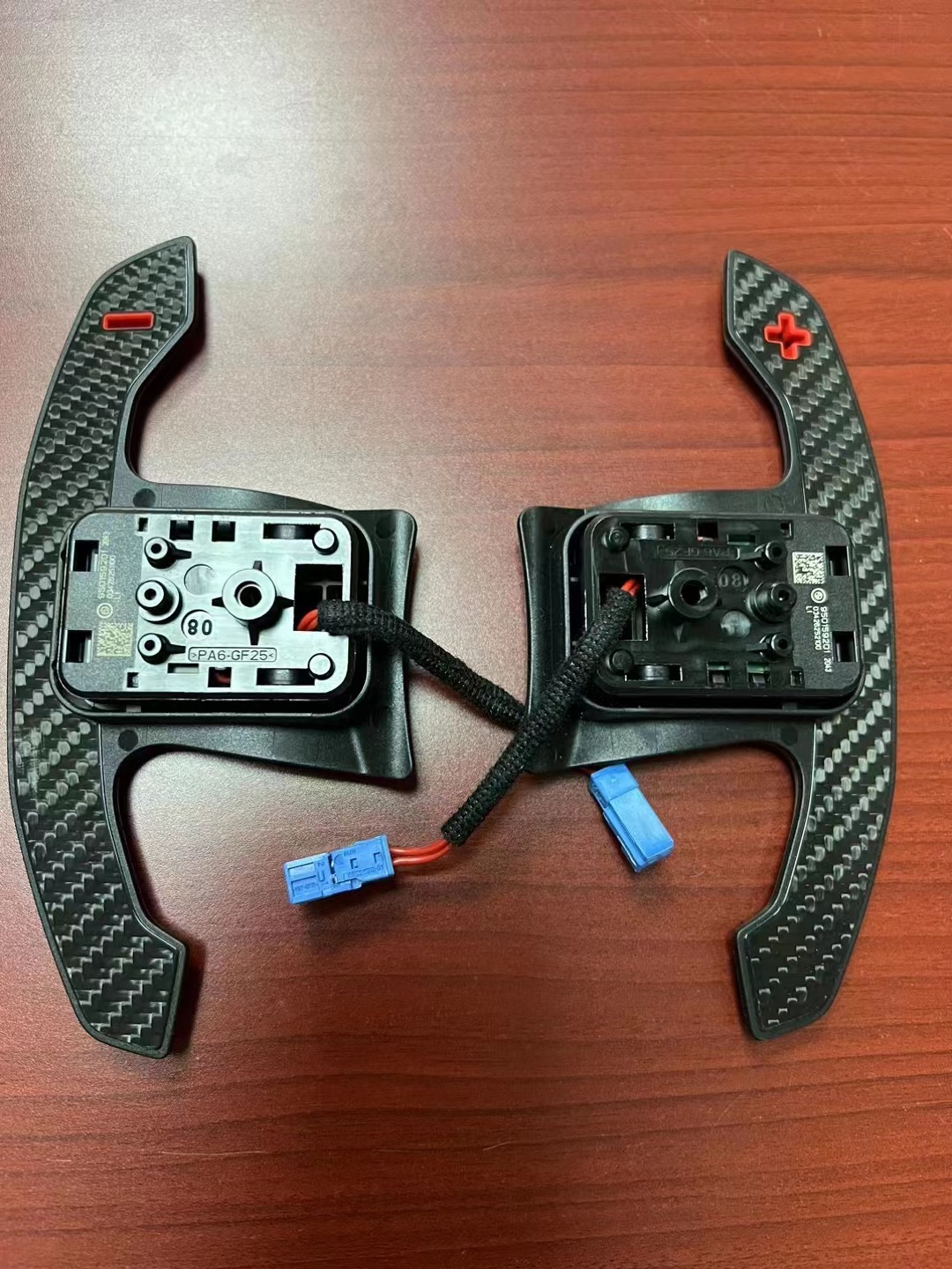 Carbon fiber shift paddles