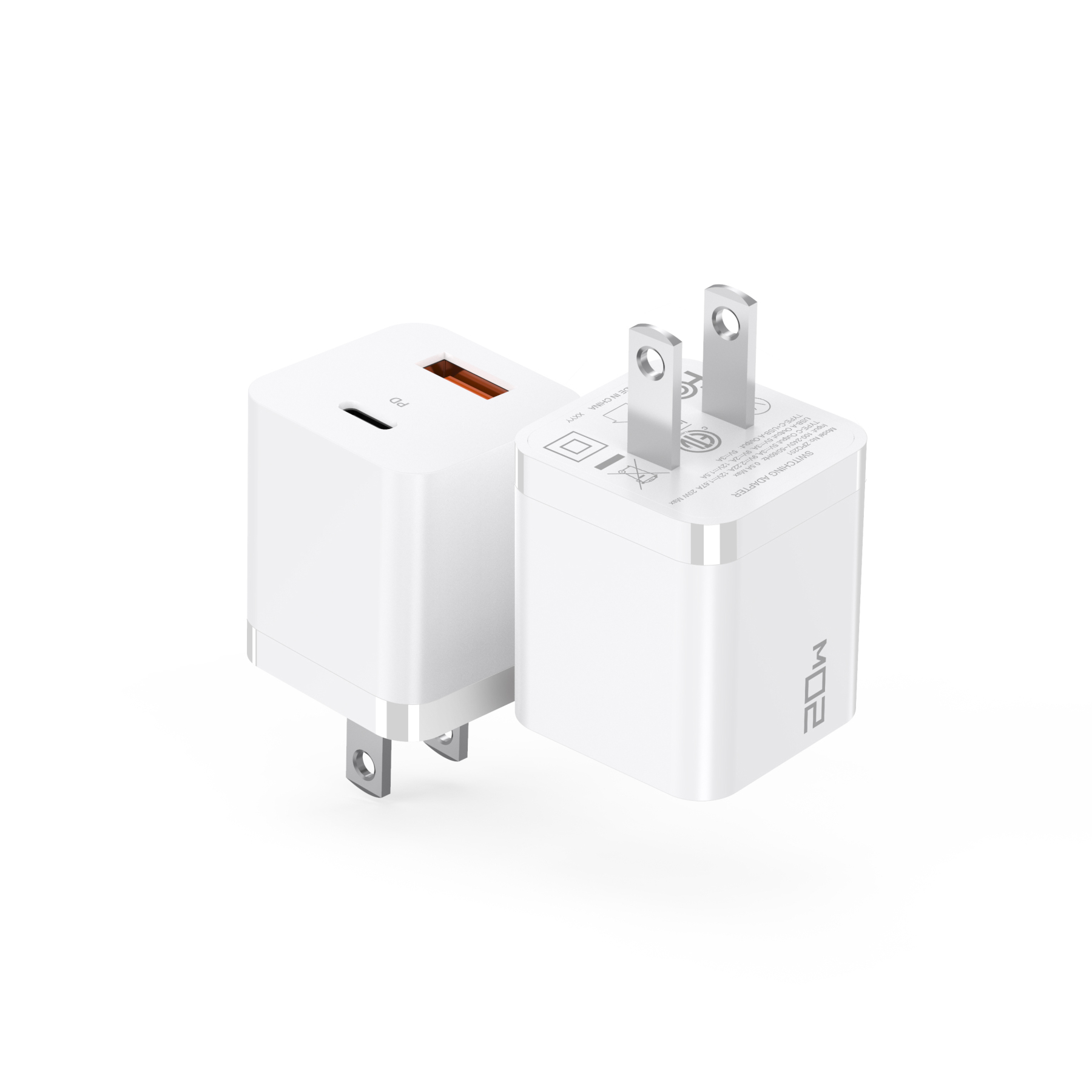 ARSMEL 20W Dual Port USB-C Power Charger
