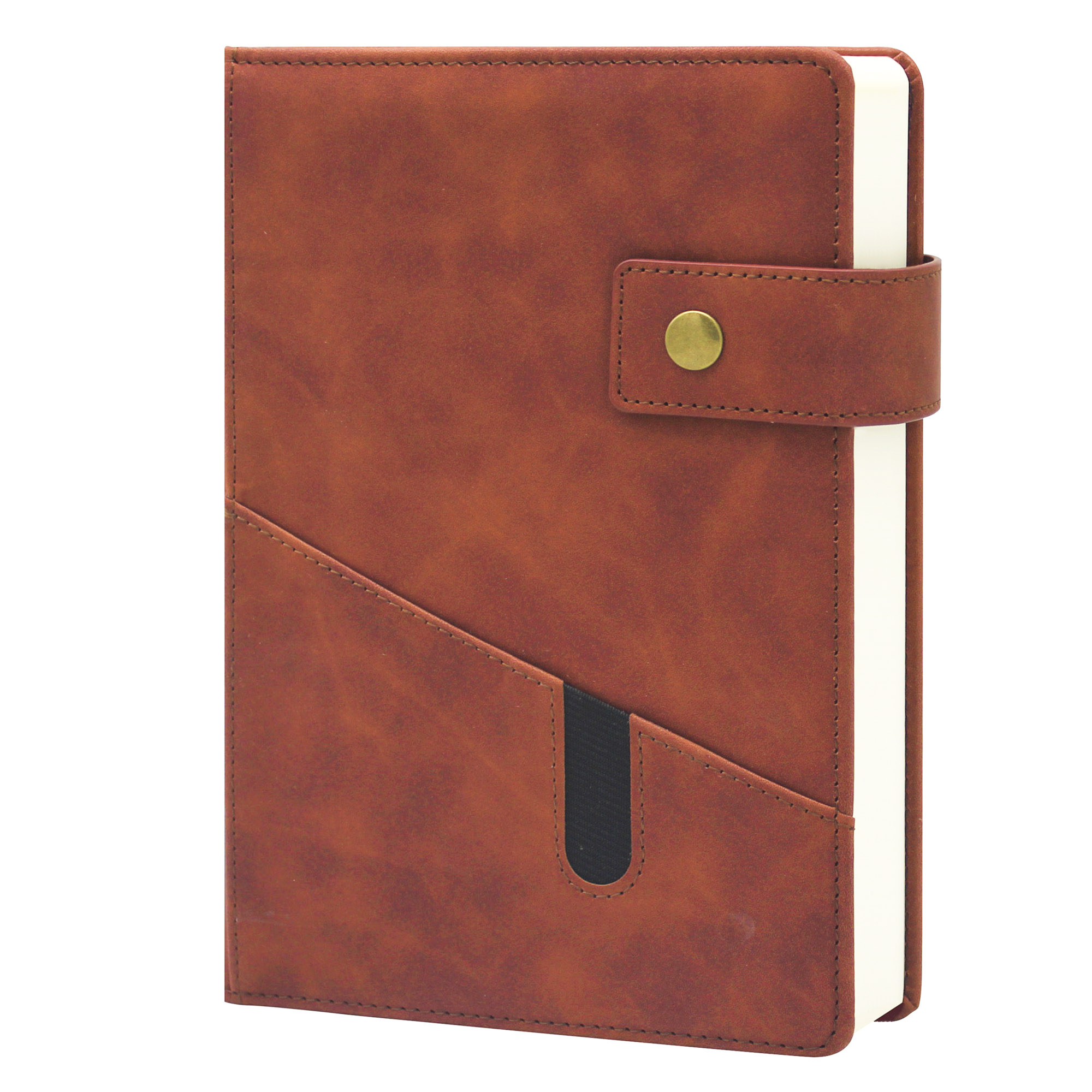Leather Notebook Journal with Front Pocket -360 pages