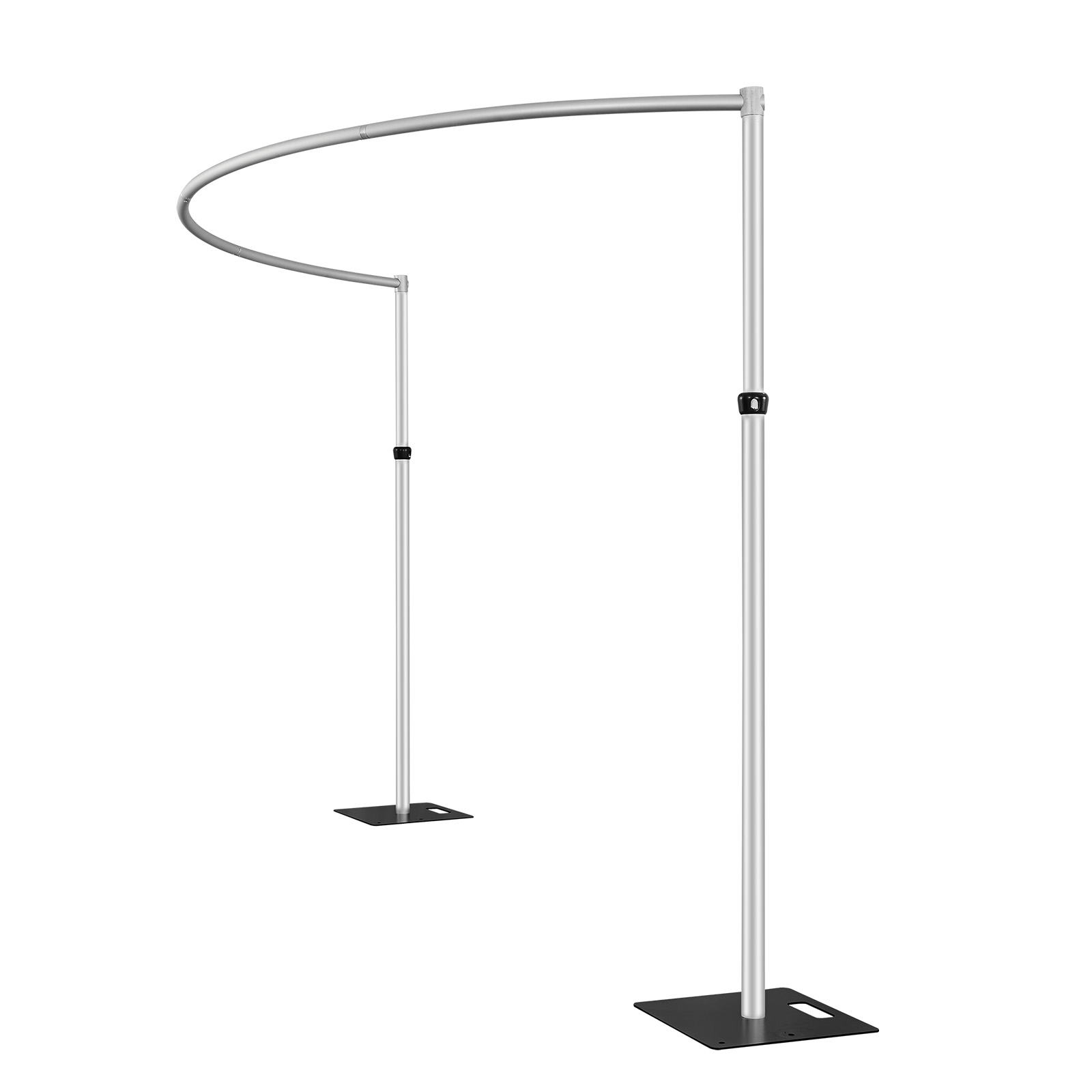 Hecis Pipe And Drape Kit Heavy Duty Backdrop Stand for Wedding Decor