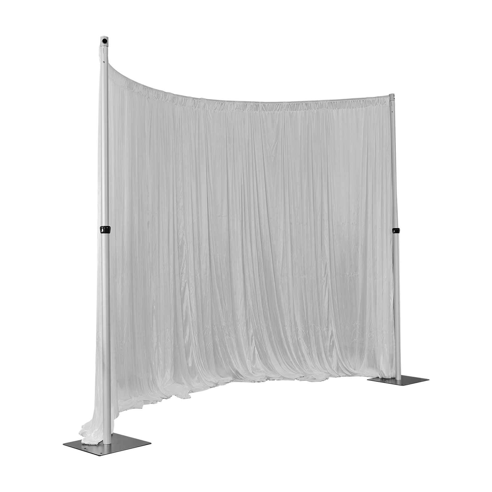 Hecis 6-10' Tall x 6-10' Wide Backdrop Stand Adjustable for Wedding De