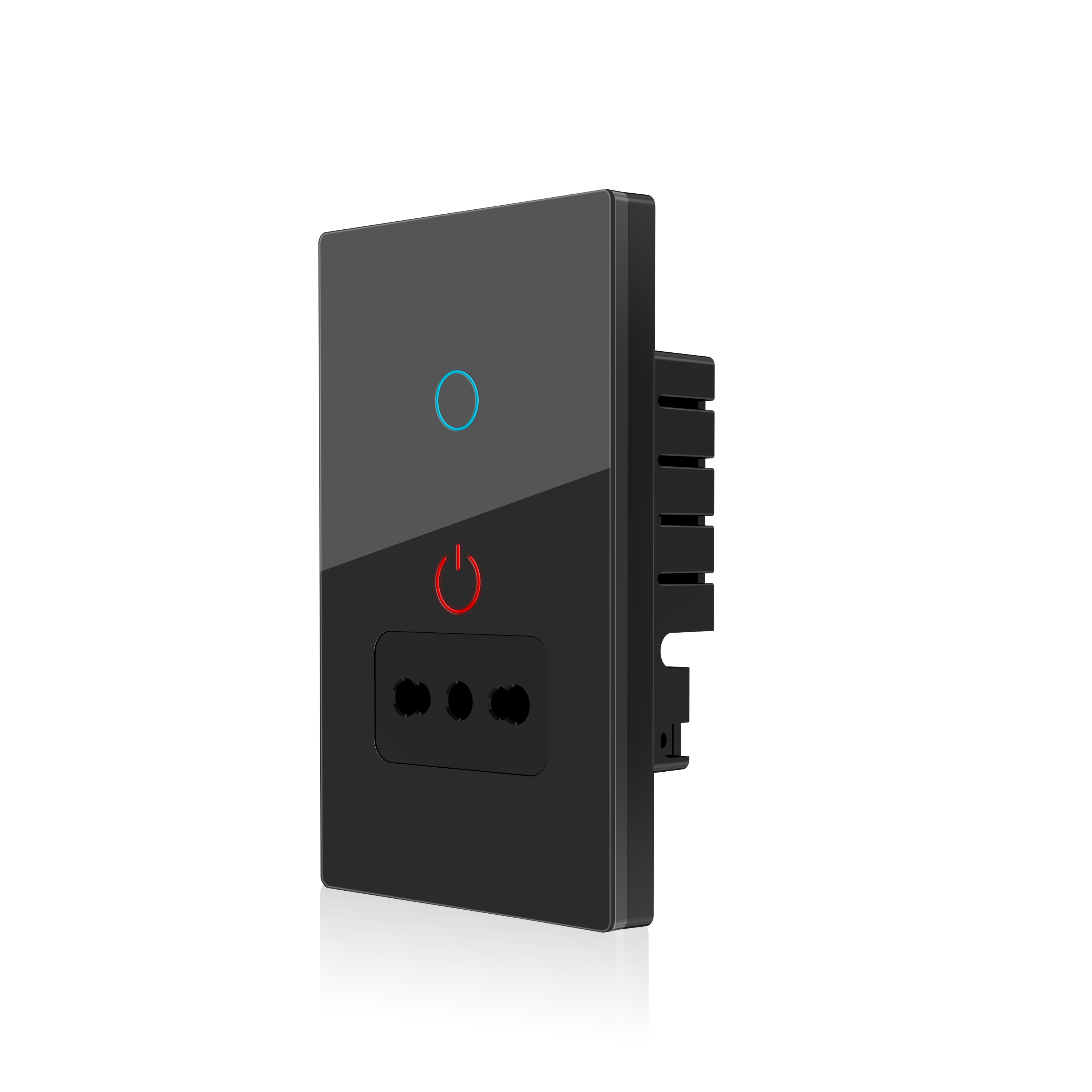 Melery Italy Light Switch Wall Socket Wifi Smart Tuya Glass Panel Italian Plug Intelligent EU Chile Outlet Remote by Alexa Google Home-Melery