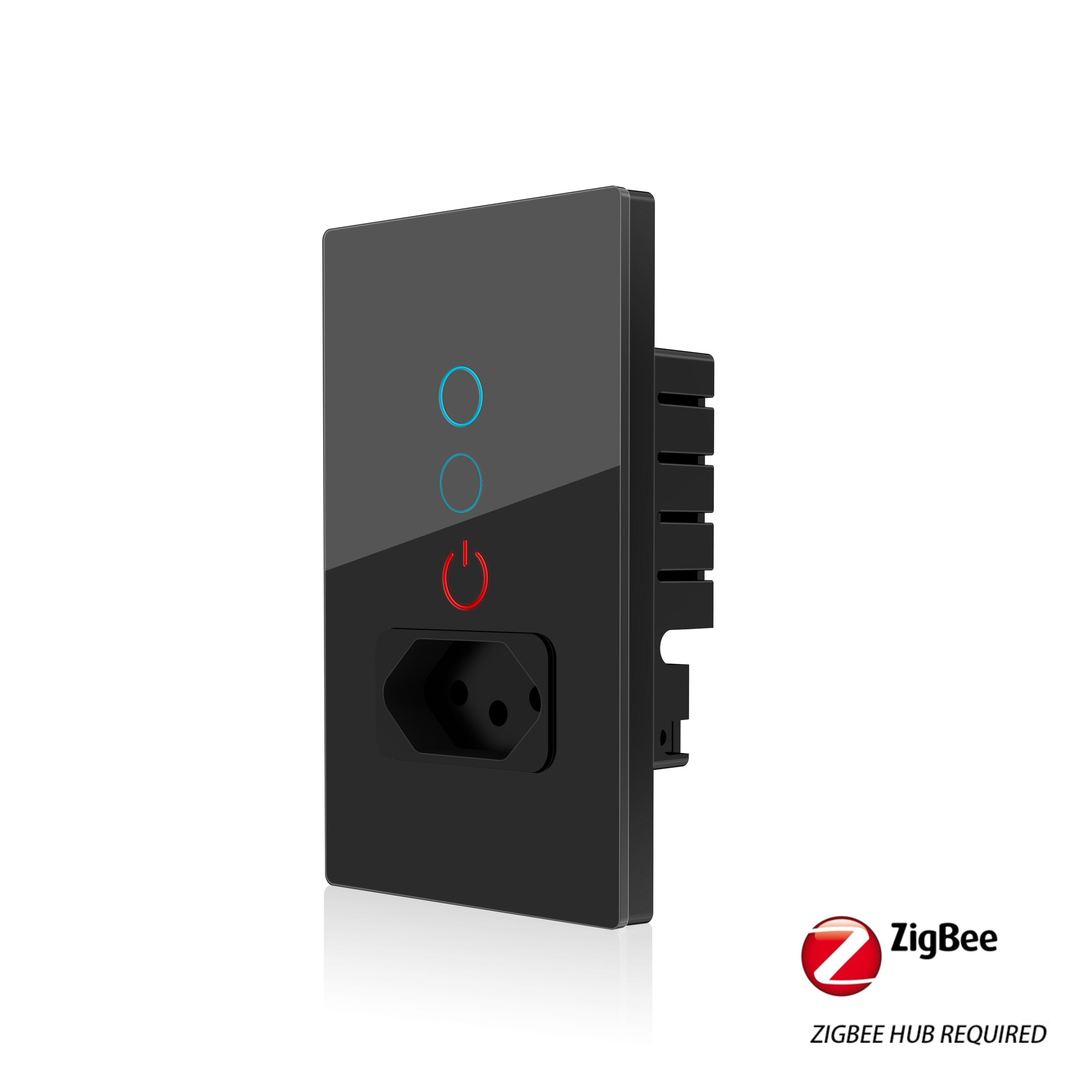 Zigbee Smart Tuya Brazil  Inrerruptor Light Switch Wall Socket