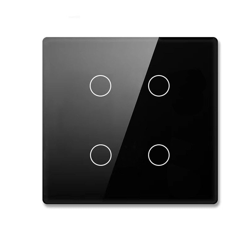 Melery  Brazil 4x4 Switch 4/6/8Gang Tuya WiFi Smart Life Light Wall Touch Sensor Interruptor Glass Panel Remote by Alexa Dot Google Home-Melery