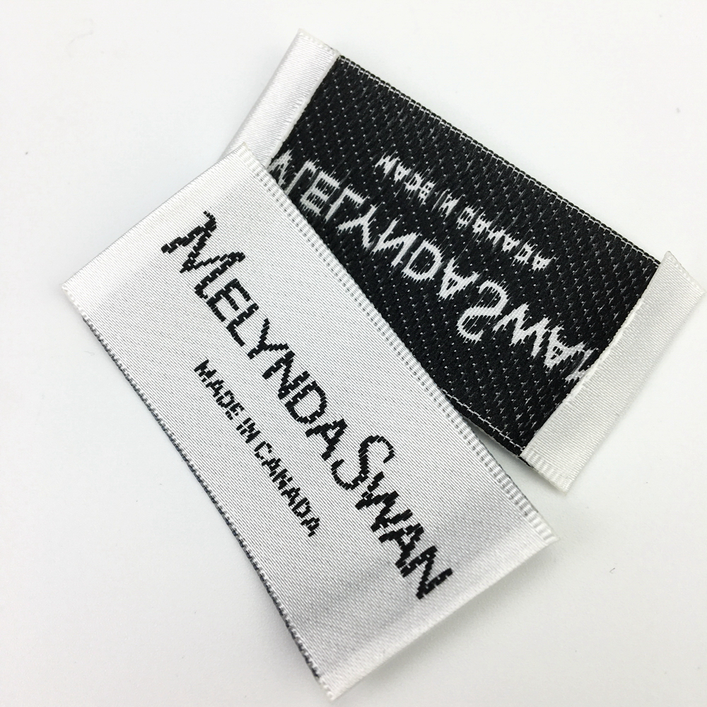 批发高品质白色缎子衣服标签编织标签- Buy 白色编织标签，编织标签服装，染色编织标签Product on Alibaba.com