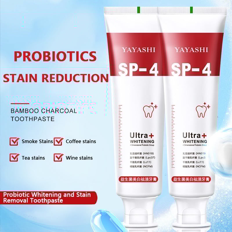 🔥2023 HOT SALE🔥 -  YAYASHI SP-4TM Probiotic Whitening Toothpaste