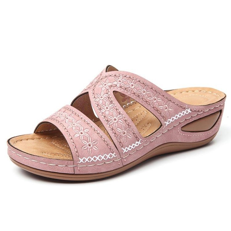 🔥Summer Special Sale-Premium Orthopedic Thick Platform Slipper Sandals-ABOXUN