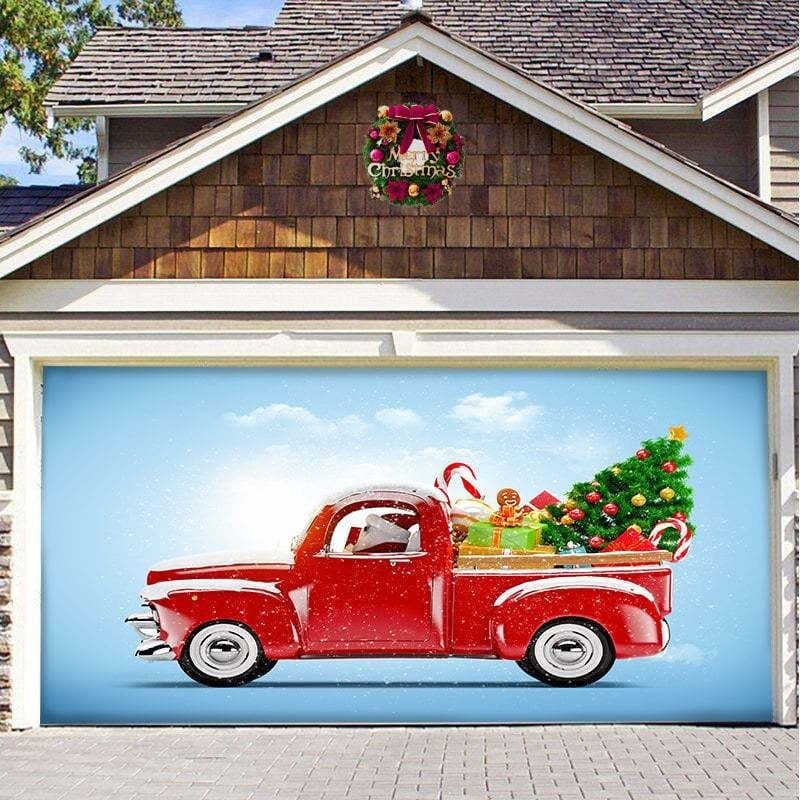 (🎁2022-CHRISTMAS HOT SALE- 40% OFF🎁) CHRISTMAS CAR DOOR DECORATION-🔥BUY 2 FREE SHIPPING-ABOXUN