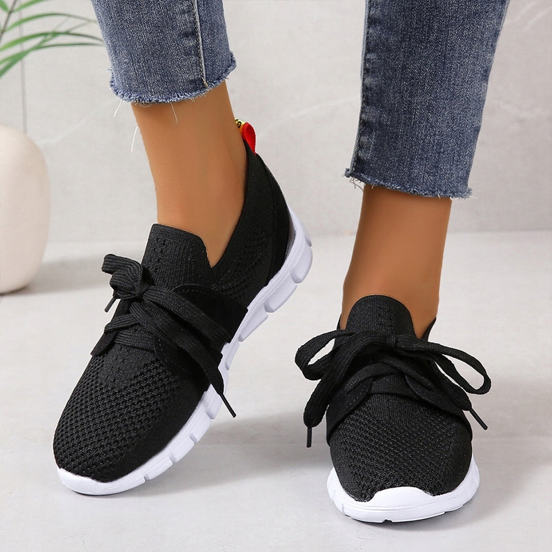 Knitted Mesh Ultralight Tennis Sneakers-ABOXUN