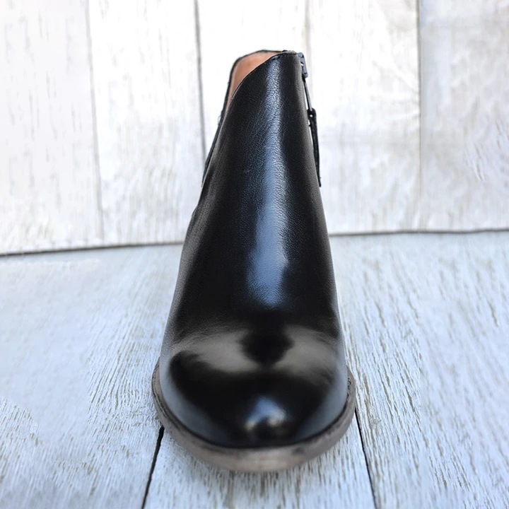 Women Casual Retro Cowboy Ankle Boots-ABOXUN