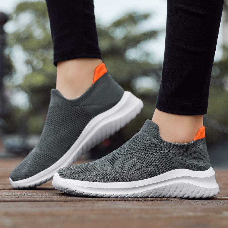 Women's Fall New Flyknit Mesh Fashion Casual Sneakers-ABOXUN