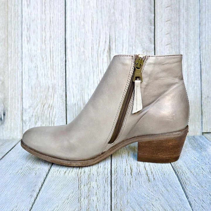 Women Casual Retro Cowboy Ankle Boots-ABOXUN