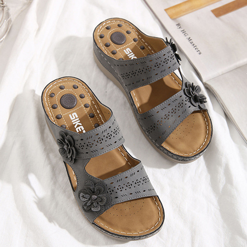 Vintage Ladies Comfort Slippers-ABOXUN