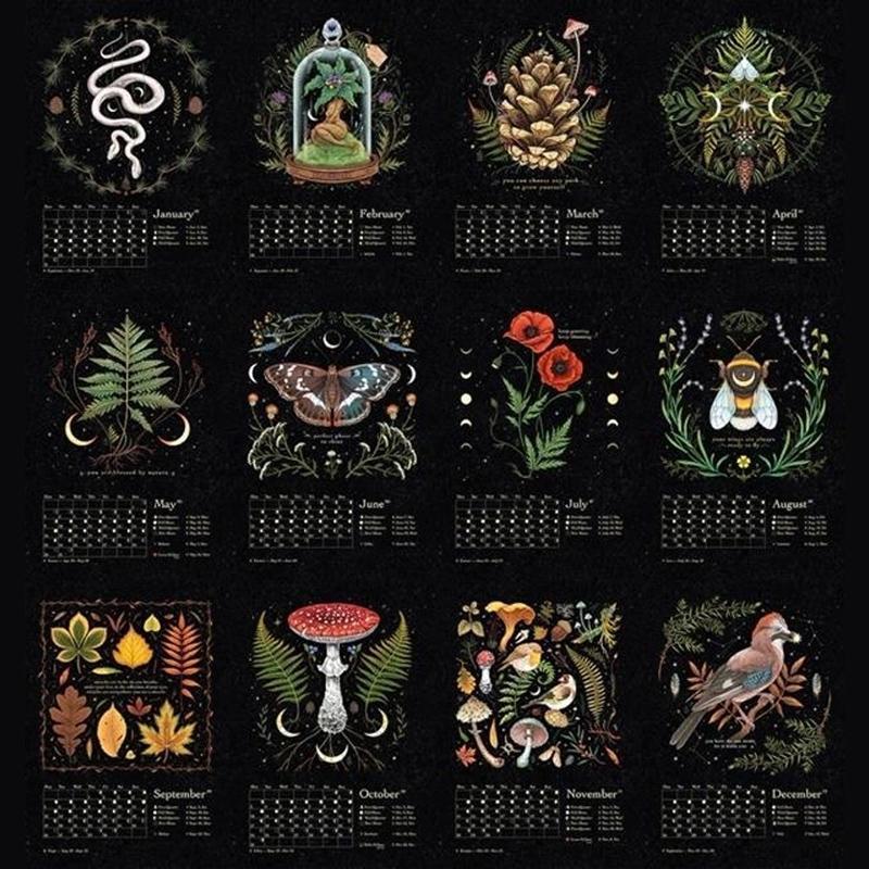 2023 Dark Forest Lunar Calendar-ABOXUN