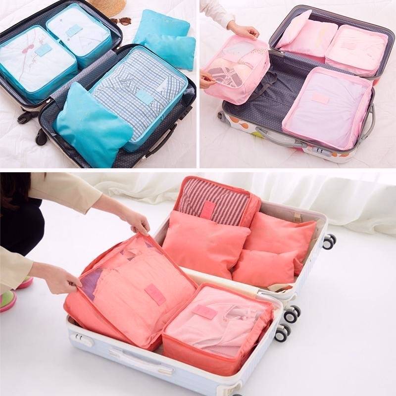 🎁Portable Luggage Packing Cubes - 6 Pieces ✈