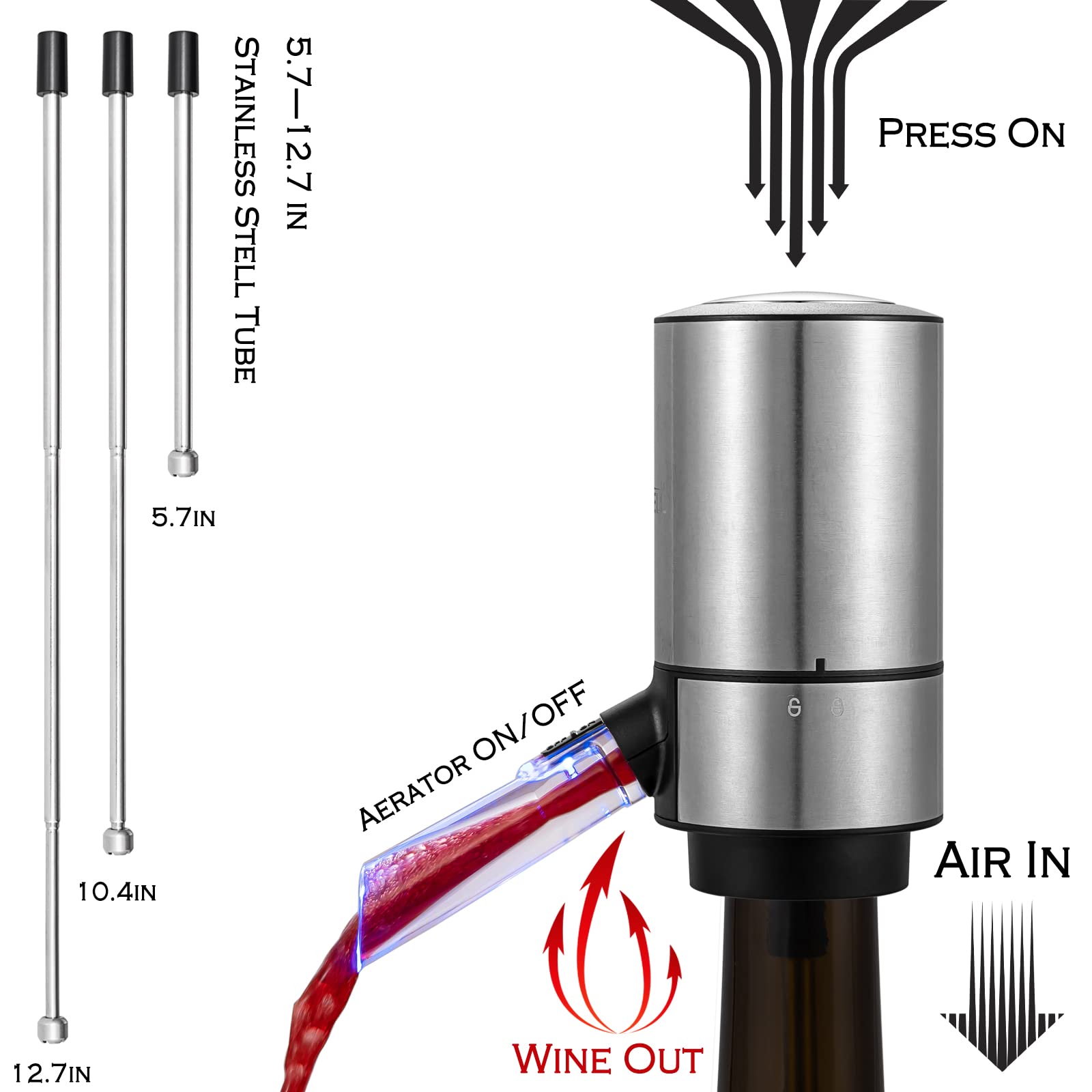 🔥2023 HOT SALE - Electric Wine Aerator Pourer
