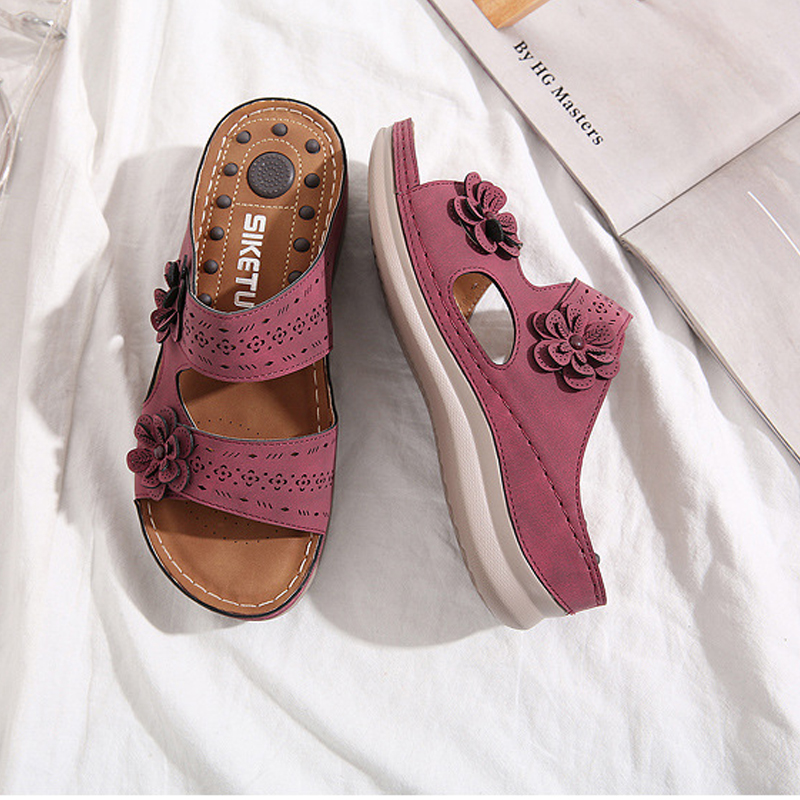 Vintage Ladies Comfort Slippers-ABOXUN