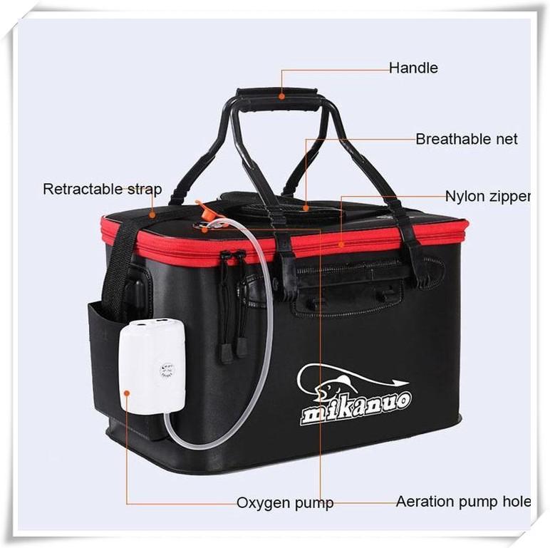 🎁Semi-Annual Sale-30% OFF🐠Foldable Waterproof Fishing Bucket-Live Fish Container