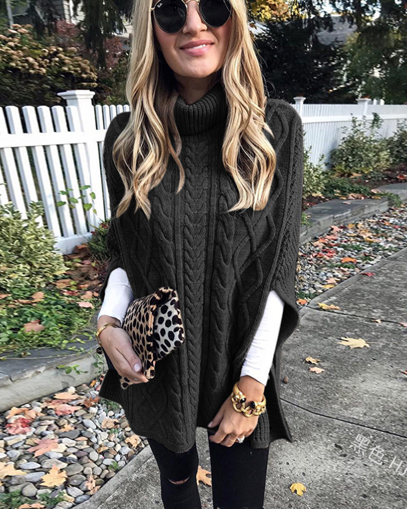 Retro Thick Stitch Casual Sweater-ABOXUN