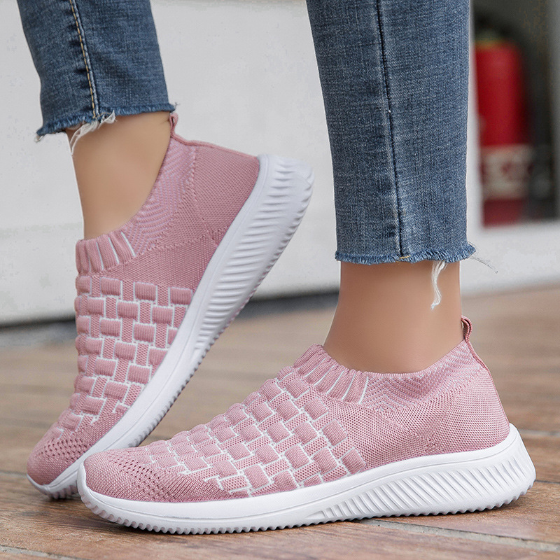 women's casual mesh breathable sneakers-ABOXUN