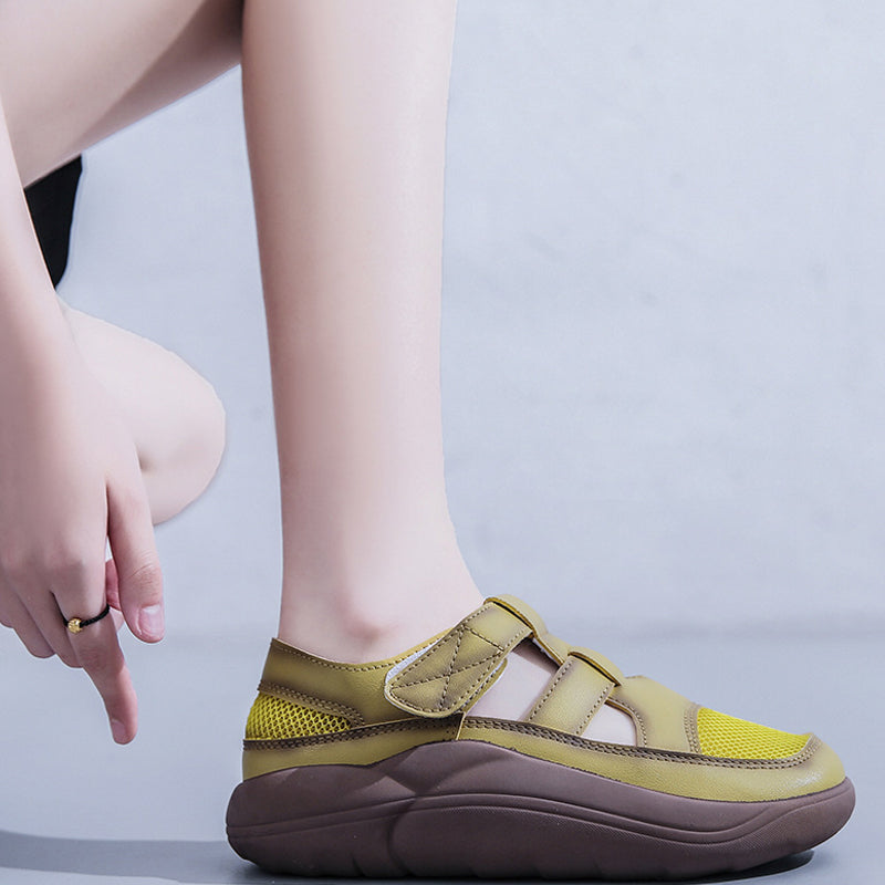 2022 summer new mesh breathable women's sandals-ABOXUN