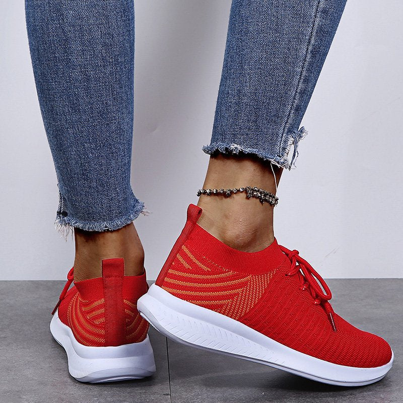 Fall Breathable Mesh Women's Sneakers-ABOXUN