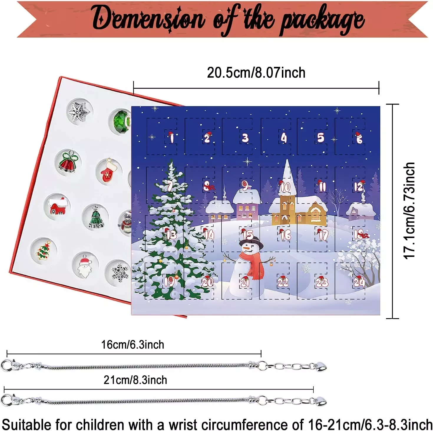 🎅Christmas Pre Sale🎄-DIY Christmas Advent Calendar Bracelets Set🎁BUY 3 FREE SHIPPING-ABOXUN