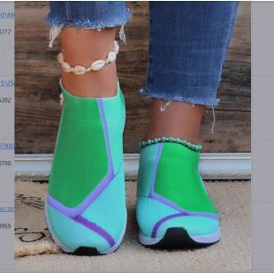 2022 autumn new casual knitted sneakers-ABOXUN