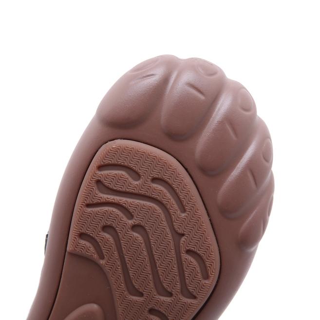 Women Comfortable Slip On Color Block Mules Slippers-ABOXUN