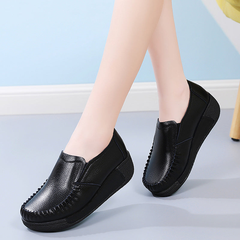 Women's Winter Comfort Elastic Platform Shoes-ABOXUN