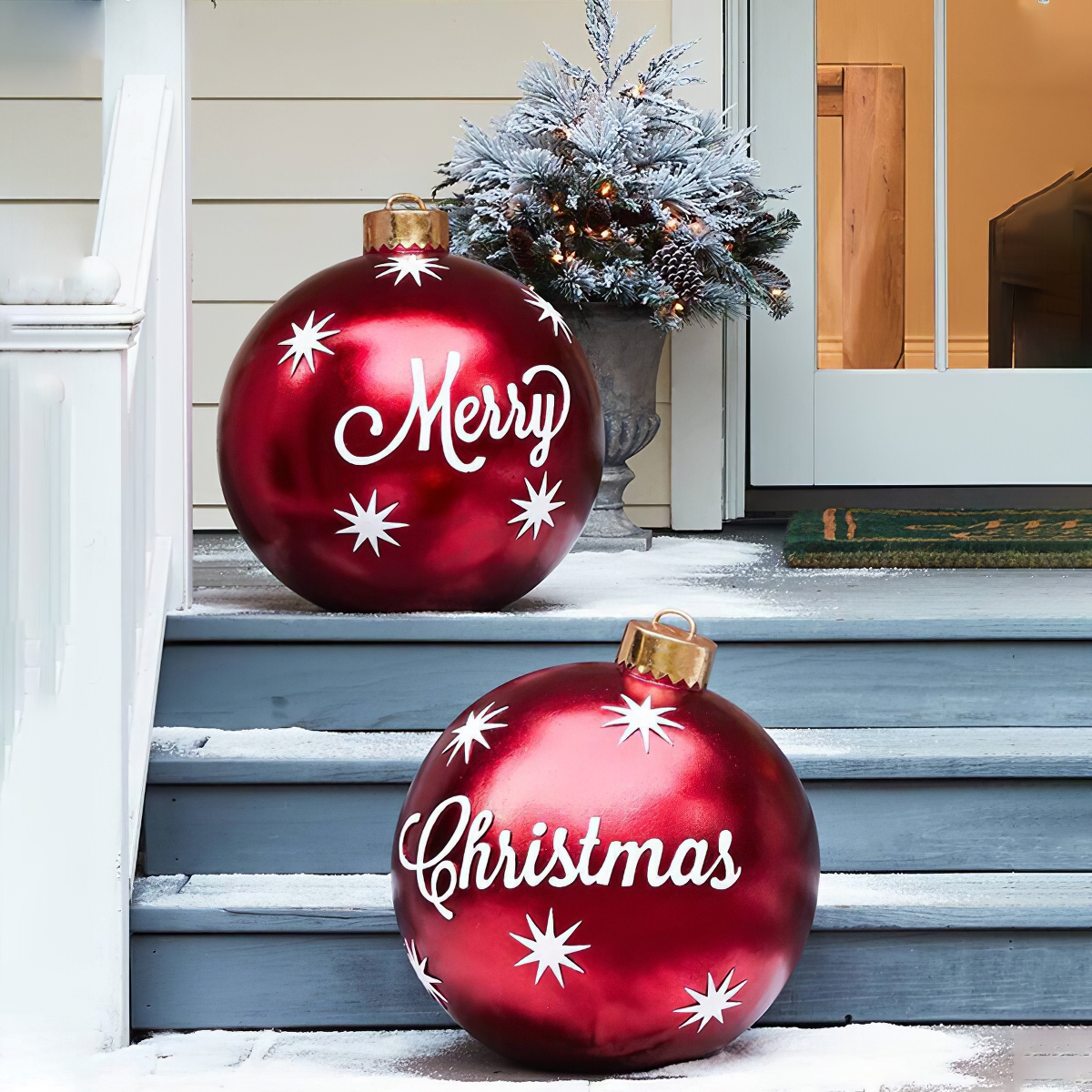 🎄Early Christmas Sale 49%OFF-Outdoor Christmas PVC inflatable Decorated Ball-ABOXUN