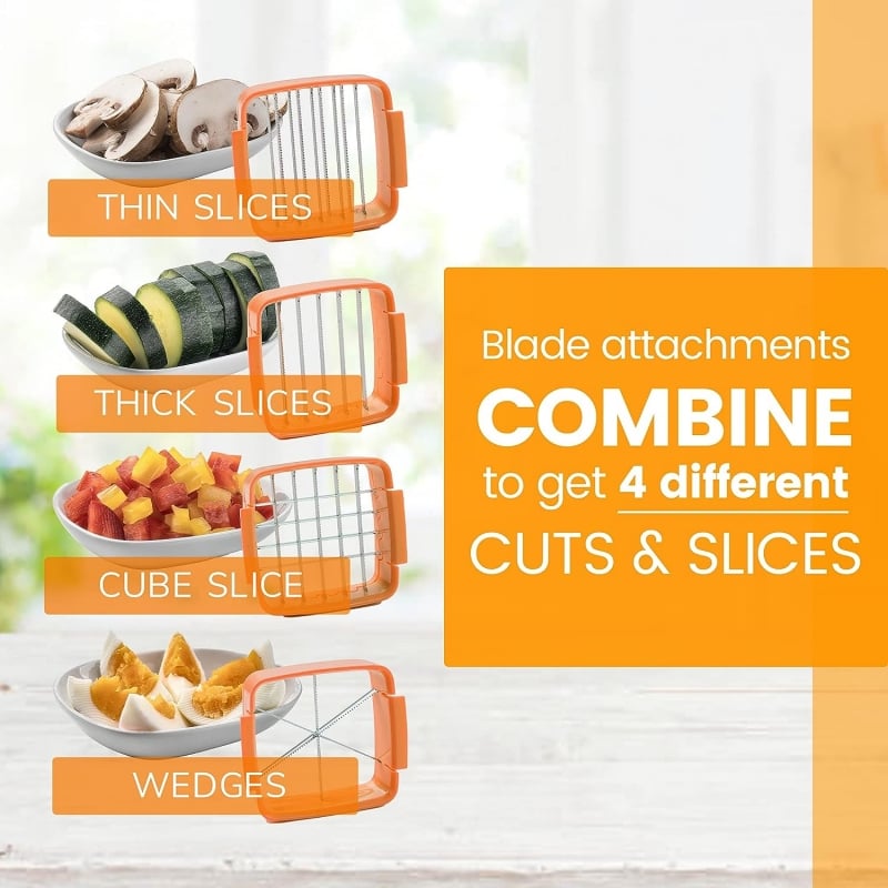 ☑️5 in 1 vegetable cutting machine