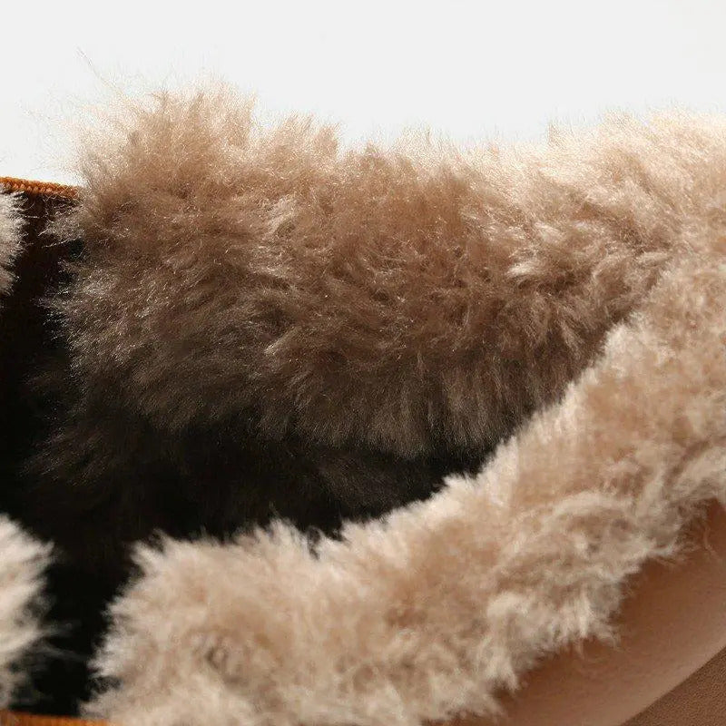 women's round toe low top color blocking cotton shoes-ABOXUN