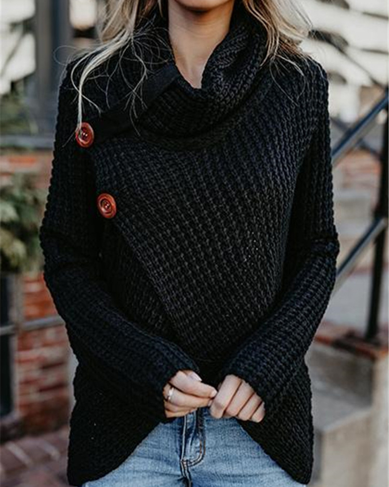 Loose Knit Sweater-ABOXUN