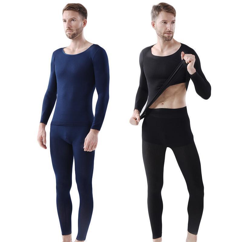 (🔥59% OFF TODAY) Seamless Elastic Thermal Inner Wear Top + Pants-ABOXUN