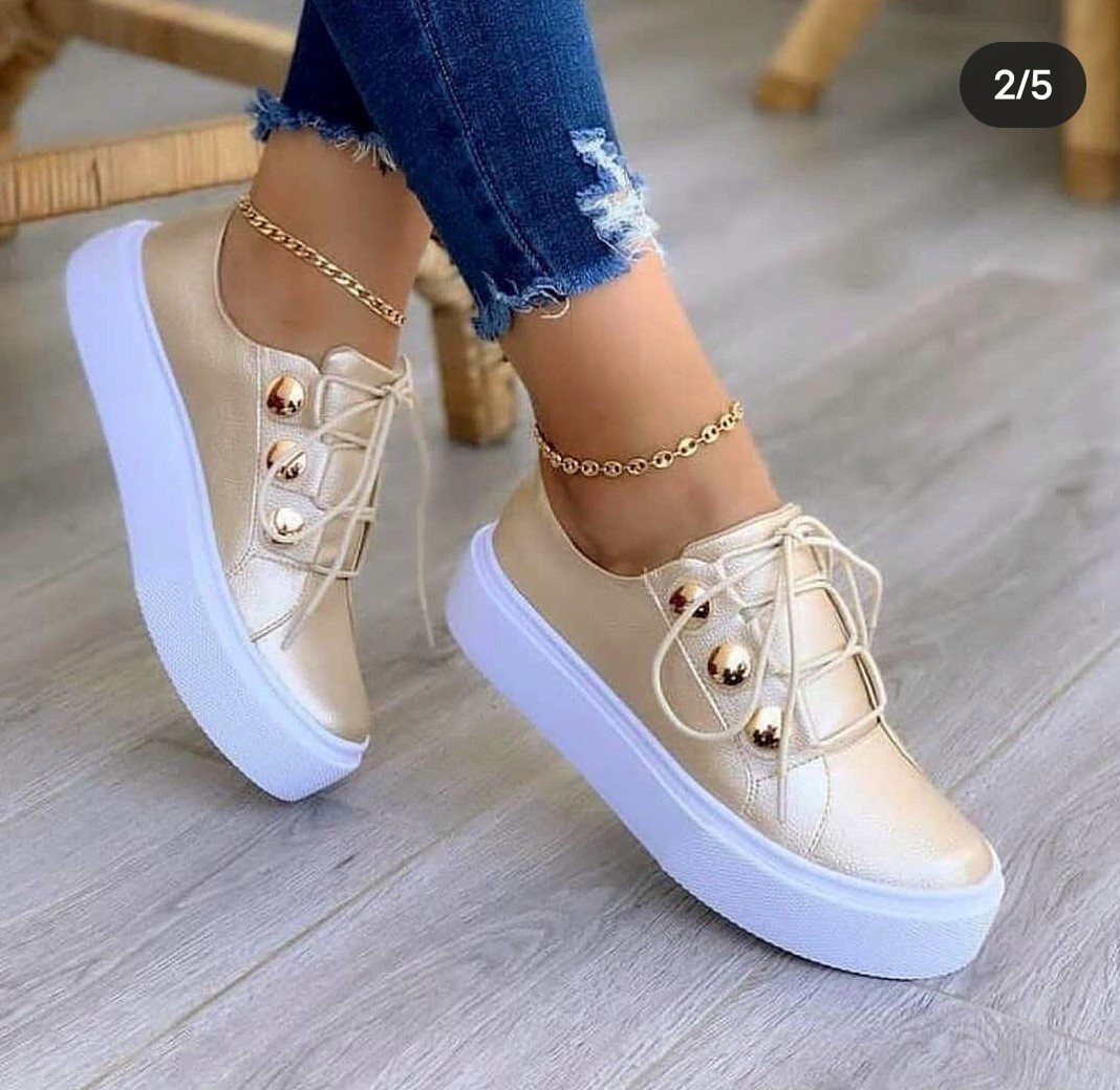 Simple Fashion Lace Up Flat Shoes-ABOXUN